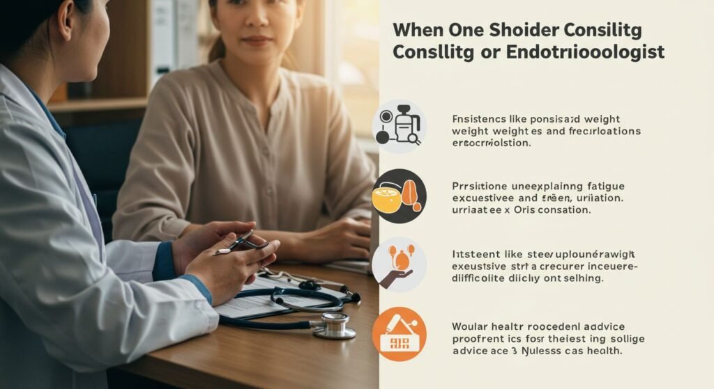 When Should You Consult a Nutritionist or Endocrinologist?